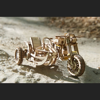 Scrambler UGR-10 z bocznym wózkiem - UGEARS